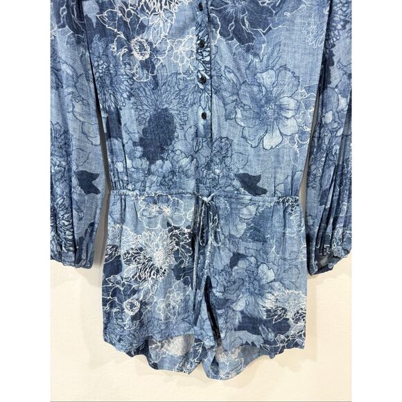 Intermix Floral Jumpsuit Romper Small - Picture 4 of 5